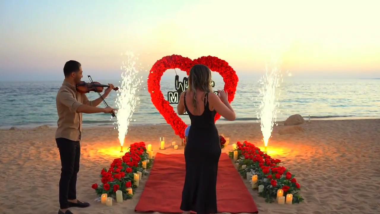 MARRY ME Proposal In Sharm El Sheikh