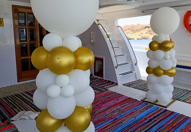 Birthday organize on the yacht in sharm el sheikh