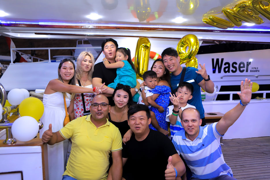 Birthday organize on the yacht in sharm el sheikh