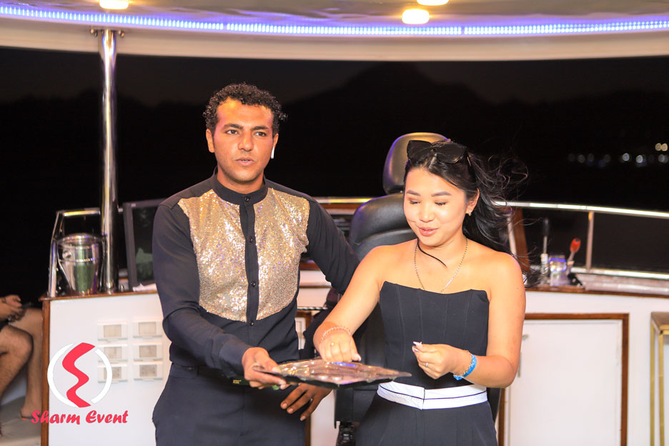 Birthday organize on the yacht in sharm el sheikh