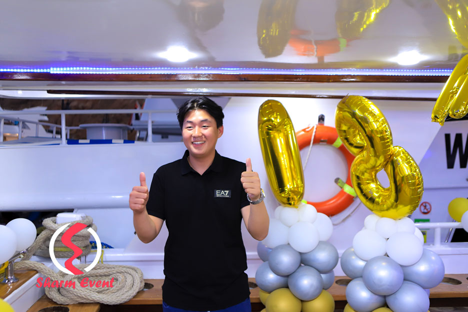 Birthday organize on the yacht in sharm el sheikh