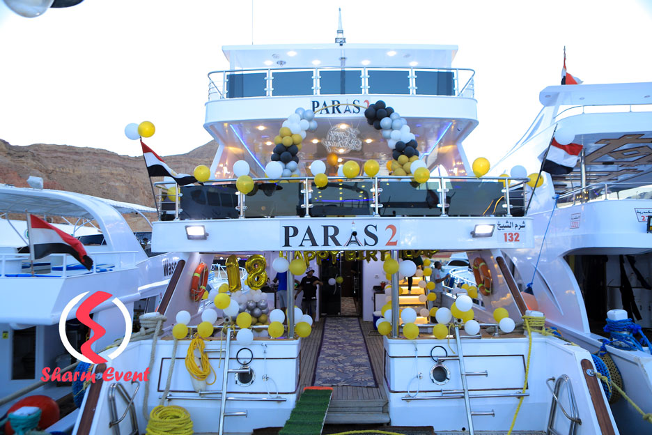 Birthday organize on the yacht in sharm el sheikh