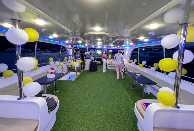 Birthday organize on the yacht in sharm el sheikh