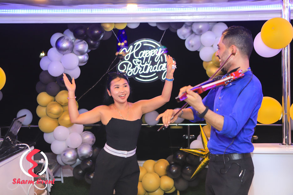 Birthday organize on the yacht in sharm el sheikh